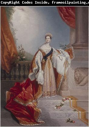 Edward Alfred Chalon Portrait of Queen Victoria on the occasion of her speech at the House of Lords where she prorogated the Parliament of the United Kingdom in July 1837